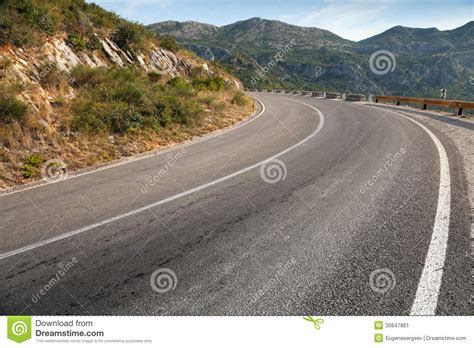 Rural Mountain Asphalt Highway Stock Image Image Of Outdoor Drive