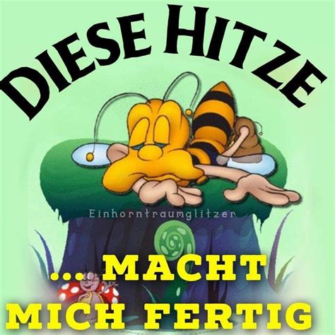 an image of a cartoon character with the words diee hitze macht reicher