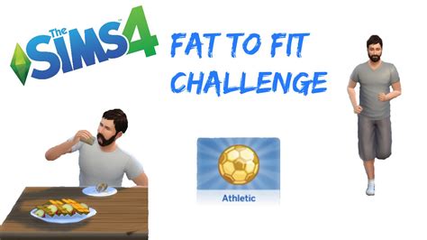 The Sims 4 Fat To Fit Challenge Ep1 Youtube