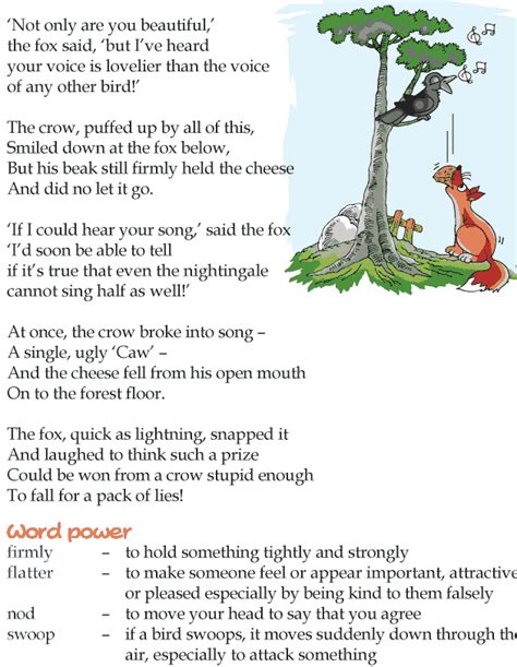 The Fox And The Crow Story In English