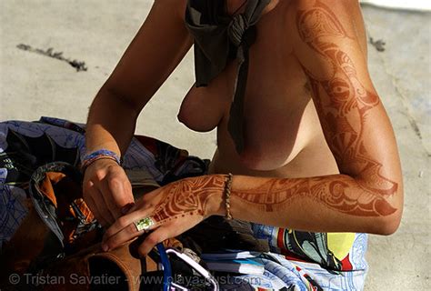 Mehndi Henna Temporary Tattoo Burning Man