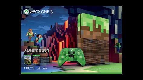 The Xbox One S Minecraft Limited Edition Bundle Youtube