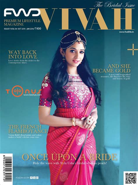 Nyla Usha For Fwd Vivah Bridal Issue Magazine Nyla Usha Issue Magazine