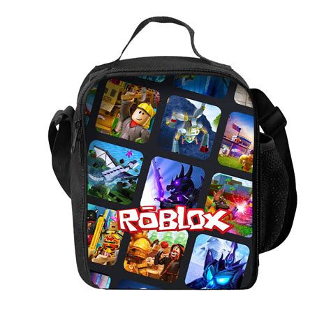 New Roblox Backpack Lunch Box School Bag Kid Bookbag Idealbts