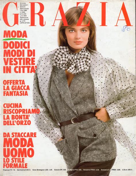 Paulina Porizkova German Vogue Cover