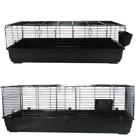 Extra Large Indoor Rabbit Cages Xxl Or Xl Black Bunny Animal Pet Guinea