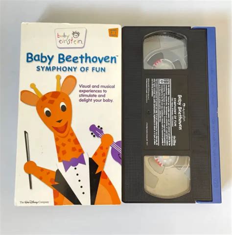 Disney Baby Einstein Baby Beethoven Vhs Childrens Symphony Of Fun