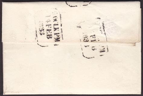 Great Britain 1833 Pre Stamp Entire To Edinburgh British Commonwealth
