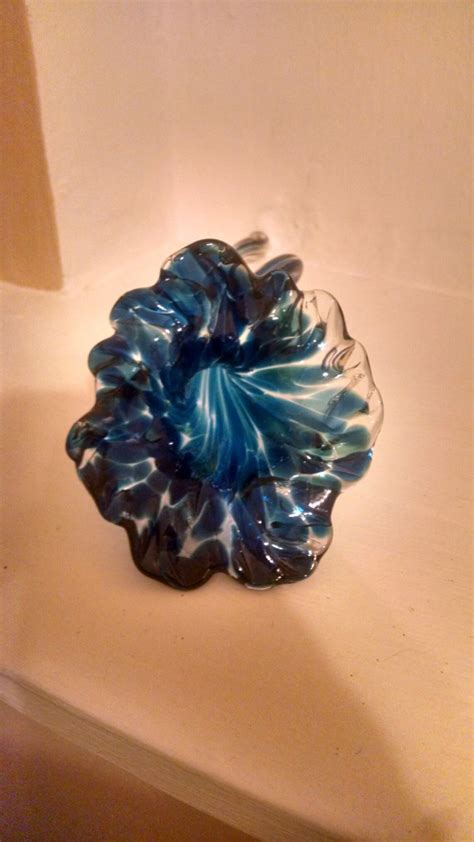 Hand Blown Glass Flowers Etsy