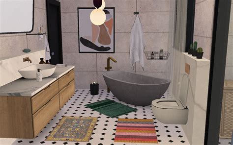 Sims4 Bathroom Sims House Sims 4 House Design Sims House Design
