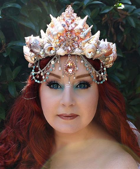 Mermaid Crown Shell Crown Mermaid Headpiece Siren Mermaid Hair