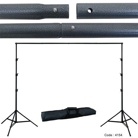 X Adjustable Background Support Stand Photo Backdrop Crossbar Kit P Linco Inc