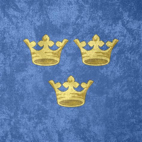 Kingdom Of Sweden ~ Coa Grunge Flag 1525 By Undevicesimus On