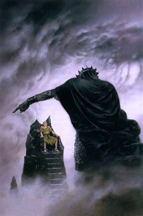 Lord Of The Rings Ted Nasmith Tolkien Middle Earth Morgoth