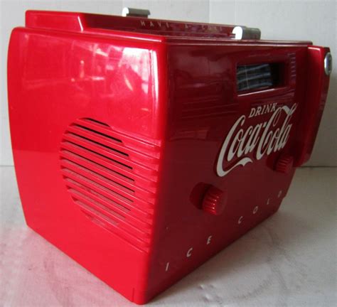 coca cola cooler radio otr 1949 circa 1988 clocks and radios