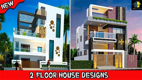 BEST Front Elevation For Double Floor House Floor House Designs YouTube
