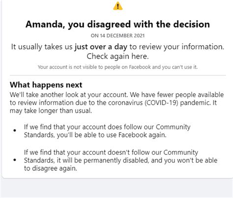 my fb account was suspended over a year ago r facebook