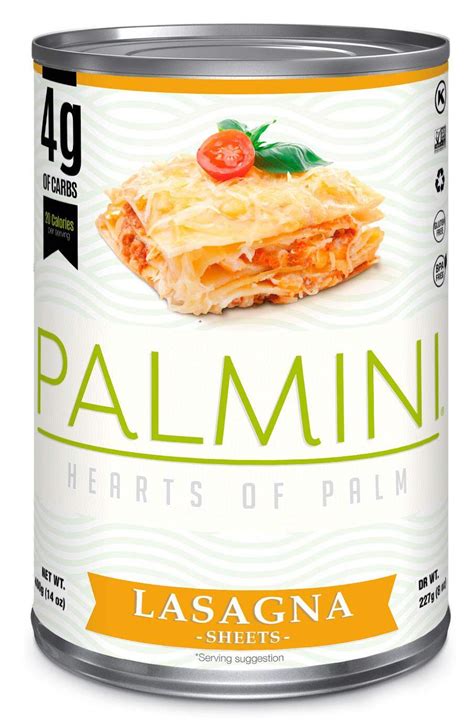 Palmini Hearts Of Palm Pasta Lasagna 400g 14 Oz Pasta Substitute