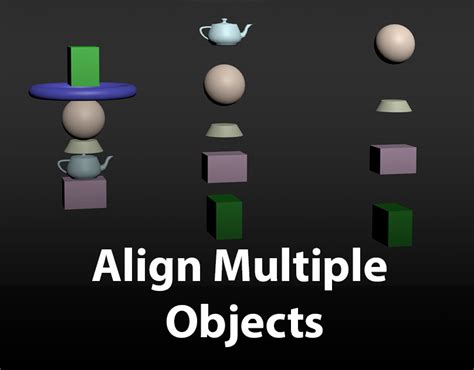 Align Multiple Objects V10 Spline Dynamisc On Behance