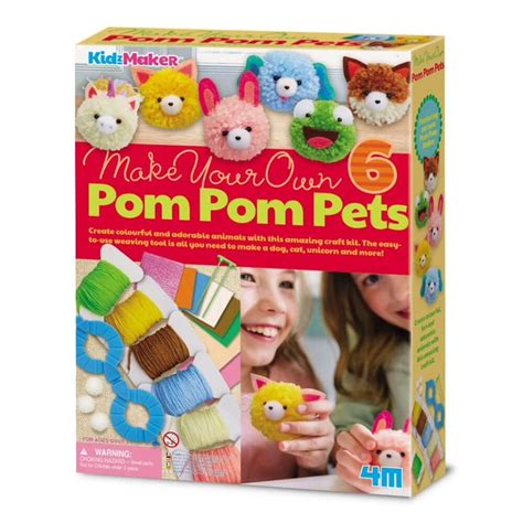 Make Your Own Pom Pom Pets Create Colourful And Adorable Pom Pom Pets