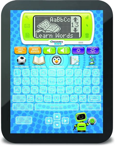 Discovery Kids Bilingual Teach And Talk Tablet Blue Uk