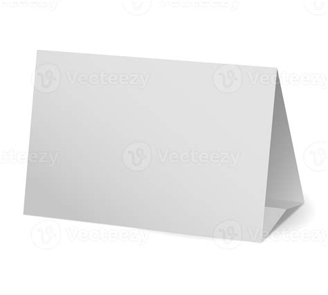 White Blank Paper Table Card 13473006 Png