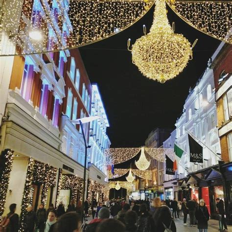 Christmas On Grafton Street In Dublin Ireland Photography By Ireland