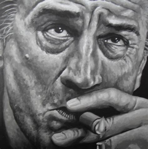 Robert De Niro Painting By Jonmckenzie On Deviantart