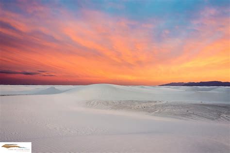 White Sands Radiance Sunset
