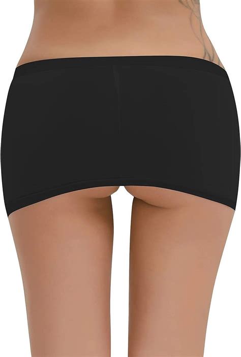 Qinciao Women S Sexy Mesh Transparent Micro Short Mini Skirt Night Club