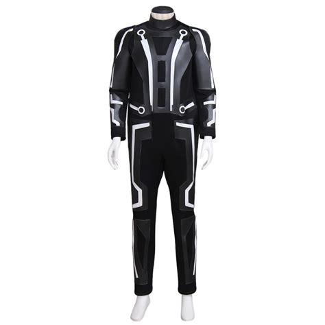 Tron Legacy Sam Flynn Costume Clothing Adult Mens Jumpsuit Cosplay