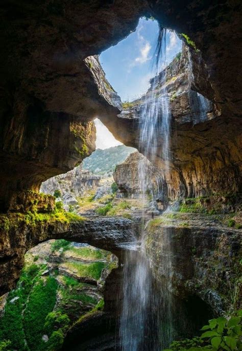 Baatara Gorge Waterfall Lebanon Video Beautiful Places To Visit