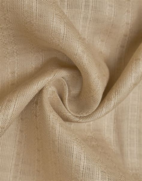 Brown Color Plain Ramie Linen Dobby Dress Material Fabric Charu Creation