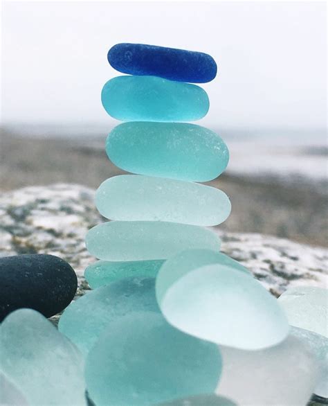 Let S Be Mermaids Sea Glass Art Blue Aesthetic Sea Glass