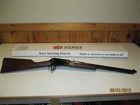 Henry H003t Pump Action 22 Lr Octag For Sale At