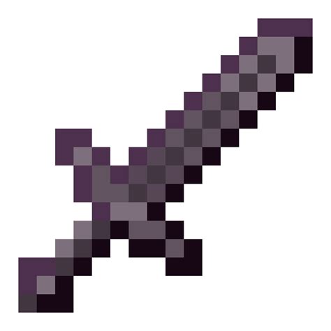 Pixilart Netherite Sword By Bunnycoming4u2
