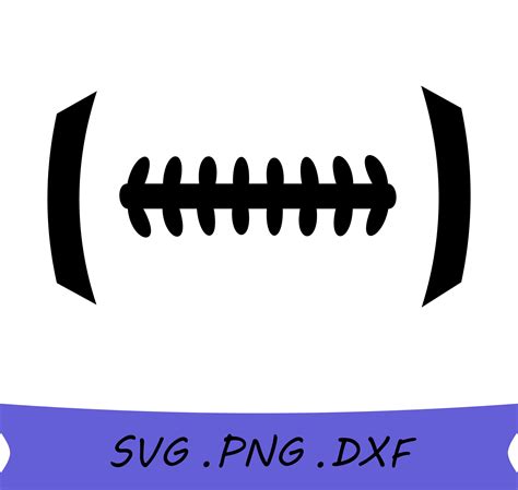 Football Laces Svg Football Laces Png Football Silhouette Etsy