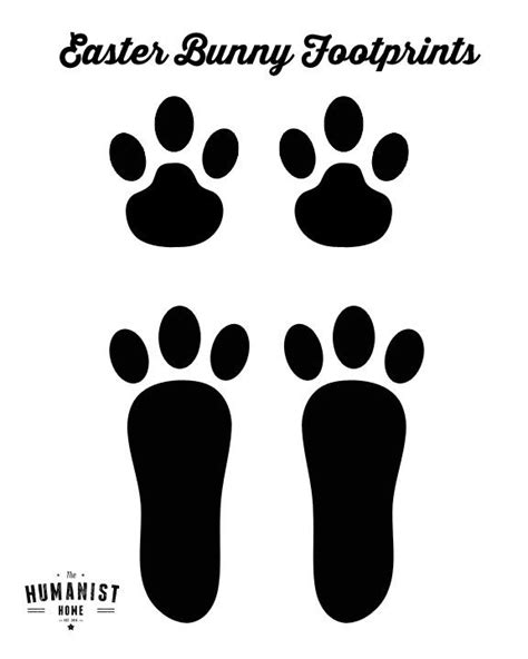View, download and print paper bag rabbit feet template pdf template or form online. DIY | Easter bunny footprints, Easter bunny tracks, Bunny paws