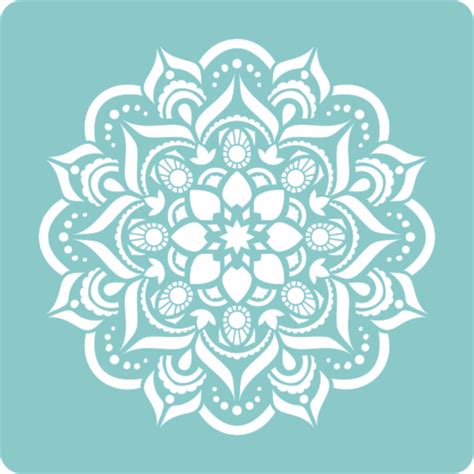 Mandala Stencil Svg Free For Cricut - Layered SVG Cut File