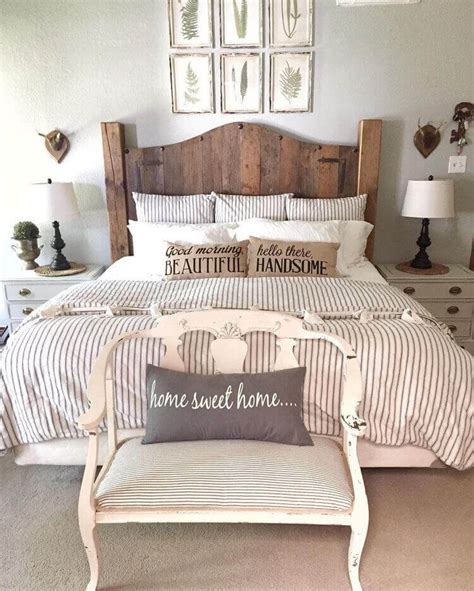 35 Creative Ways To Decorate Rustic Farmhouse Bedroom