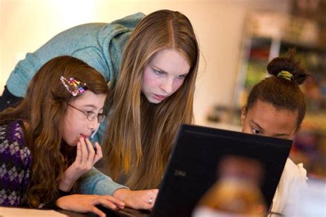 Girls Learning Code Day In Pictures The Globe And Mail