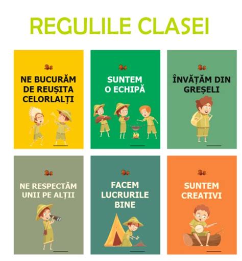 Regulile Clasei Cercetasi Classroom Decor School Classroom
