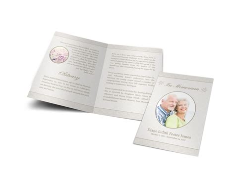 Bi Fold Funeral Program Template Free In Just A Few Clicks Youll Be