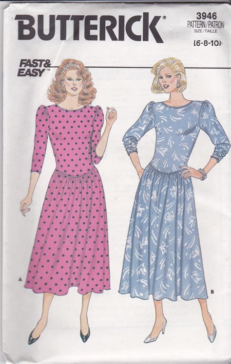 Vintage NEW UNCUT Butterick A Fast N Easy Pattern In Etsy