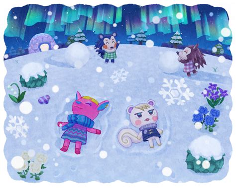 Animal Crossing Winter By Moai87 On Deviantart