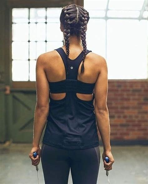 Popular Workout Hairstyle Ideas With Sporty Look Workout