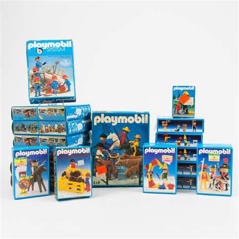 A Lot Of 18 Playmobil Sets Germany 1980s Bukowskis