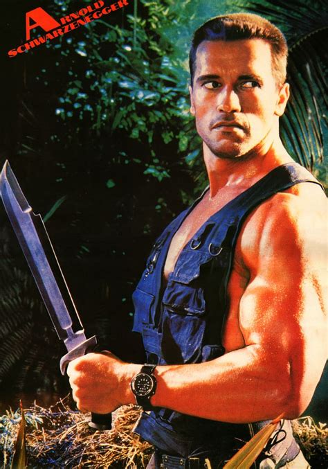 Poster Predator 1987 Arnold Schwarzenegger Promo Poster 87 P2