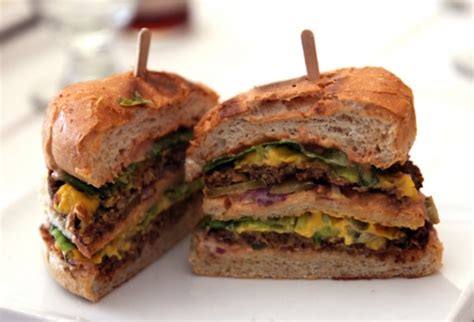 Bigger Mac Vegan Veggie Burger Madeleine Bistro Los Angeles Best