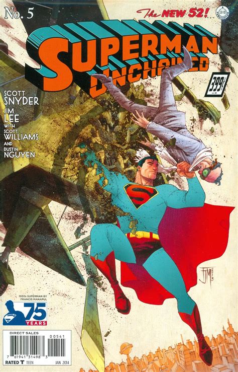 Superman Unchained 5 Cover E Incentive 75th Anniversary 1930s Variant